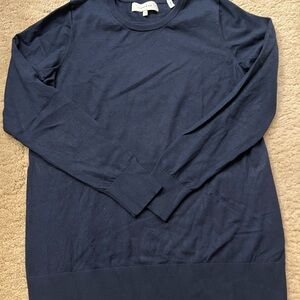 Lark & Ro Navy Blue Crewneck Sweater - L